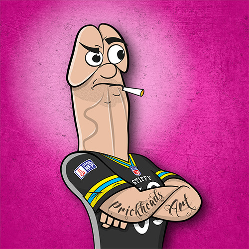 Stiffy - First OG Prickheads Art character.